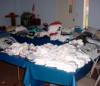 Donated Underwear in Sunday School Room